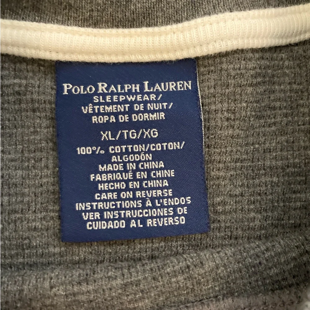 Polo by Ralph Lauren Charcoal Crewneck Long Sleeve Men’s XL